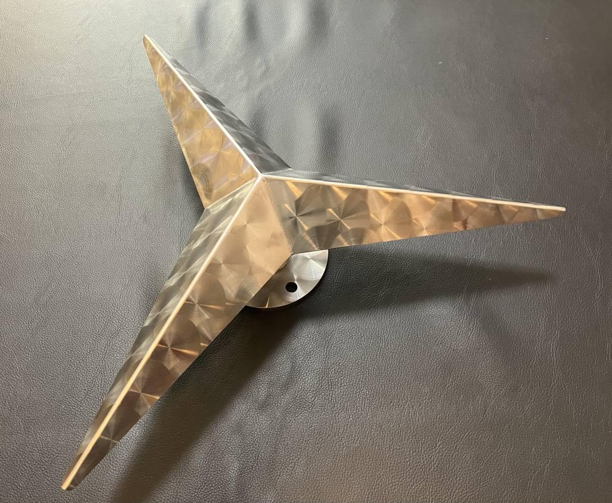 ウロコステンレス製 大型車用 22.5インチ うろこ一文字ホイール